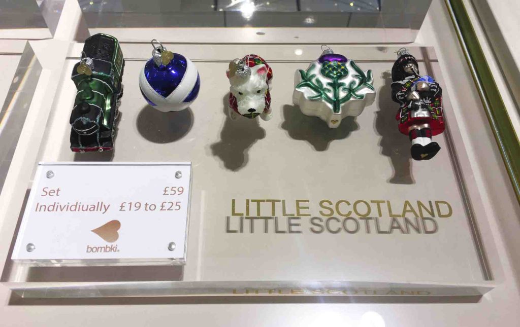 Little Royal Scotland christmas ornaments John Lewis