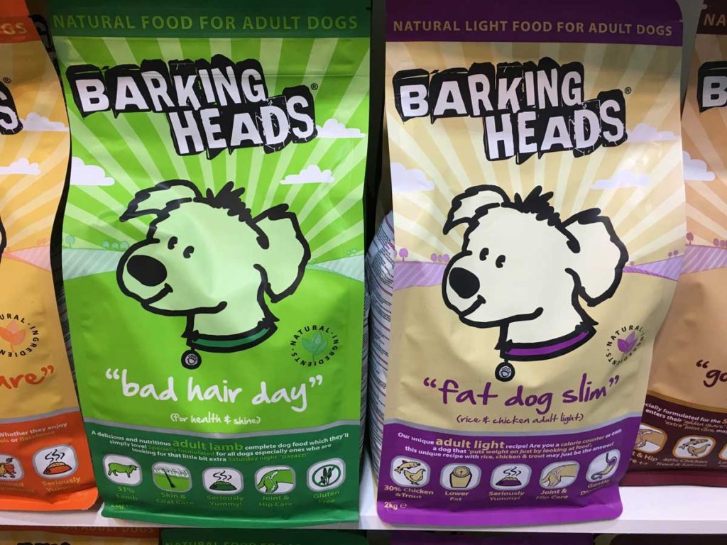 Barking Heads dog food